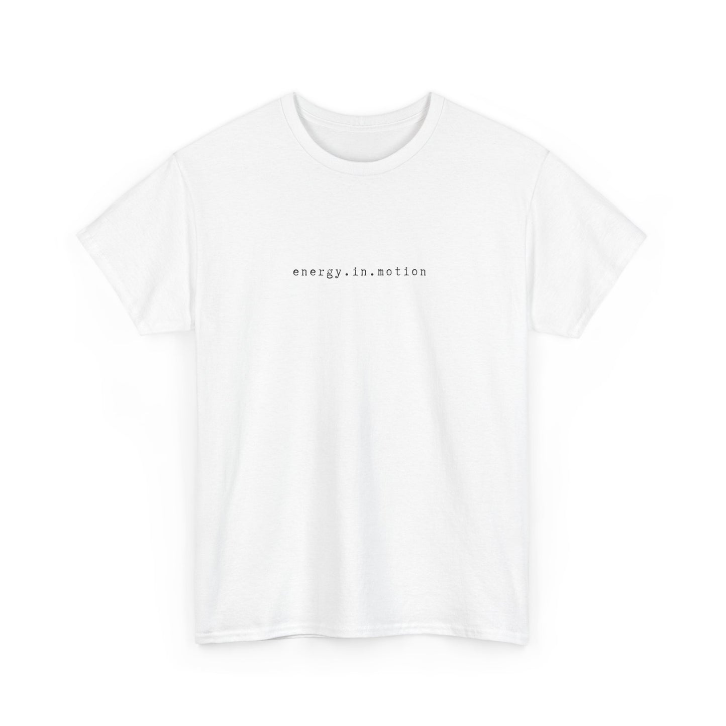 Inspirational 'Energy In Motion' Unisex Heavy Cotton T-Shirt – Empowerment & Self-Expression