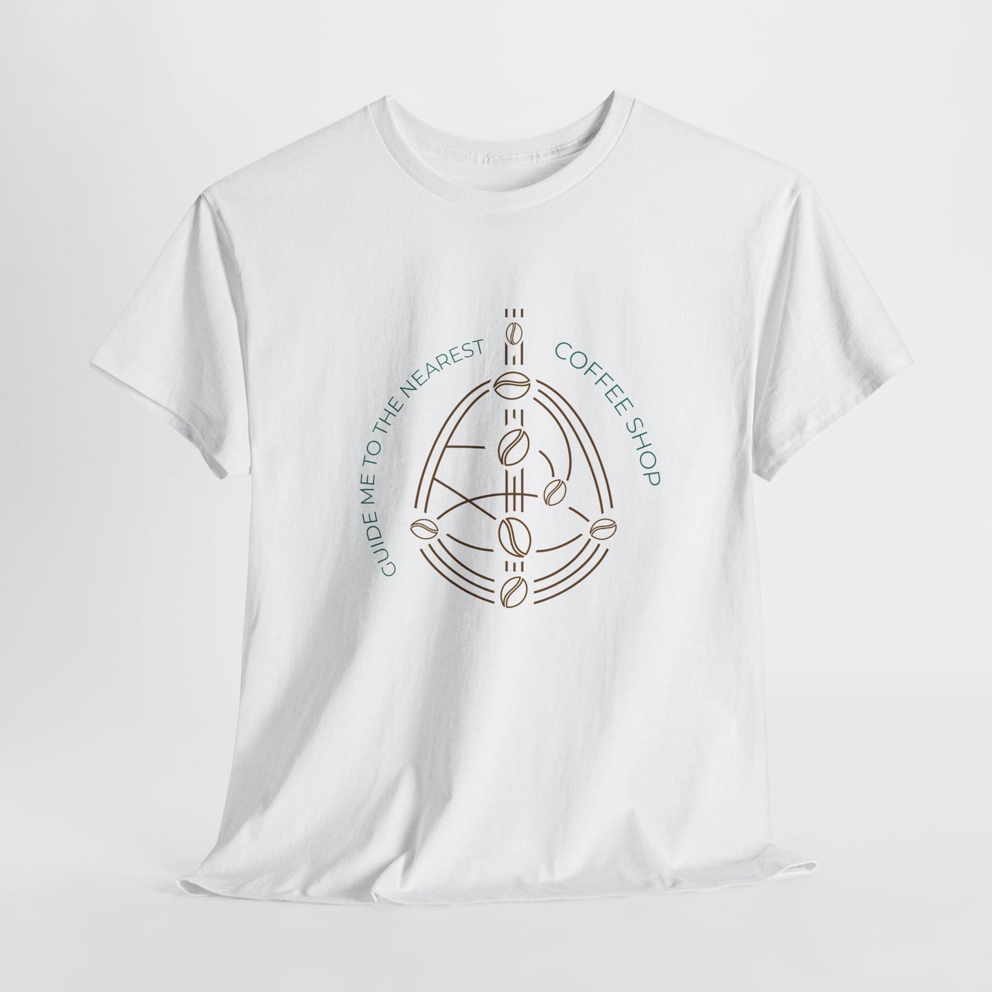 Inspirational 'Guide Me' Unisex Heavy Cotton T-Shirt – Empowerment & Self-Expression