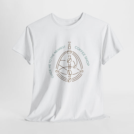 Inspirational 'Guide Me' Unisex Heavy Cotton T-Shirt – Empowerment & Self-Expression