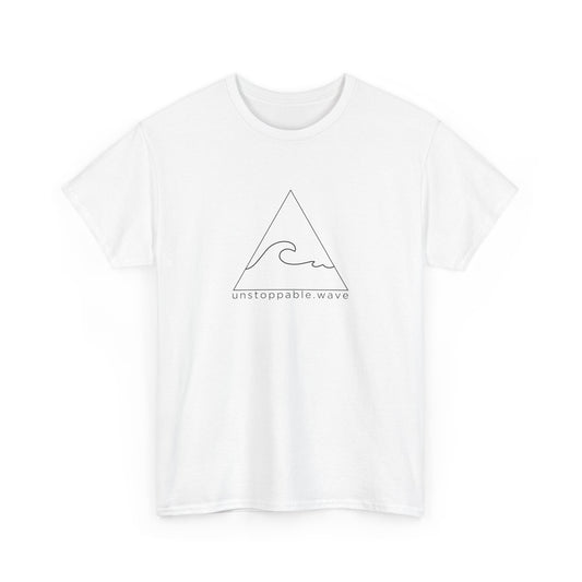 Inspirational 'Unstoppable Wave' Unisex Heavy Cotton T-Shirt – Empowerment & Self-Expression