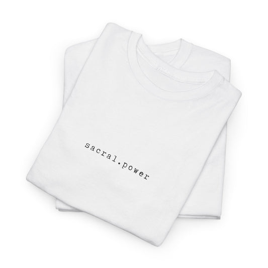Inspirational 'Sacral Power' Unisex Heavy Cotton T-Shirt – Empowerment & Self-Expression