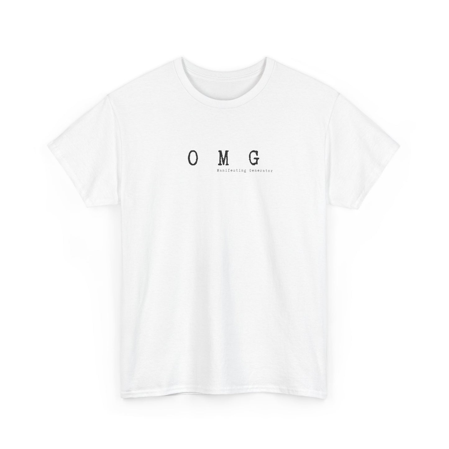Inspirational 'O Manifesting Generator' Unisex Heavy Cotton T-Shirt – Empowerment & Self-Expression
